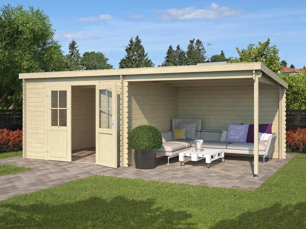 Outdoor Life Blokhut Orlando 581 x 292 cm - Afbeelding 1